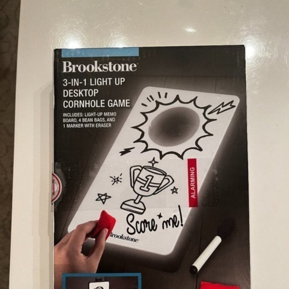 Cornhole - Light Up Desktop Game (Memo Board-Bean Bags) (home‎ game)
